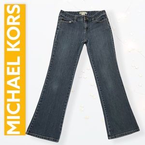 🔥 Michael Kords Bootcut Denim Jeans Size 4p
